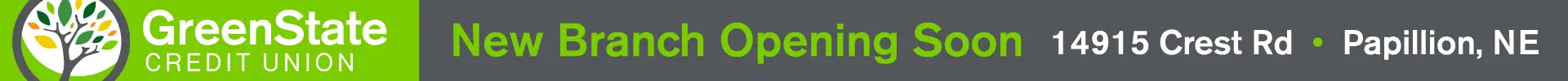 Green State Credit Union New Branch Opening banner ad mobile June 2026
