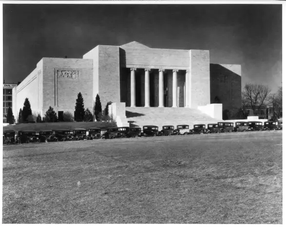 1931 Durham Museum photo of the Joslyn Memorial
