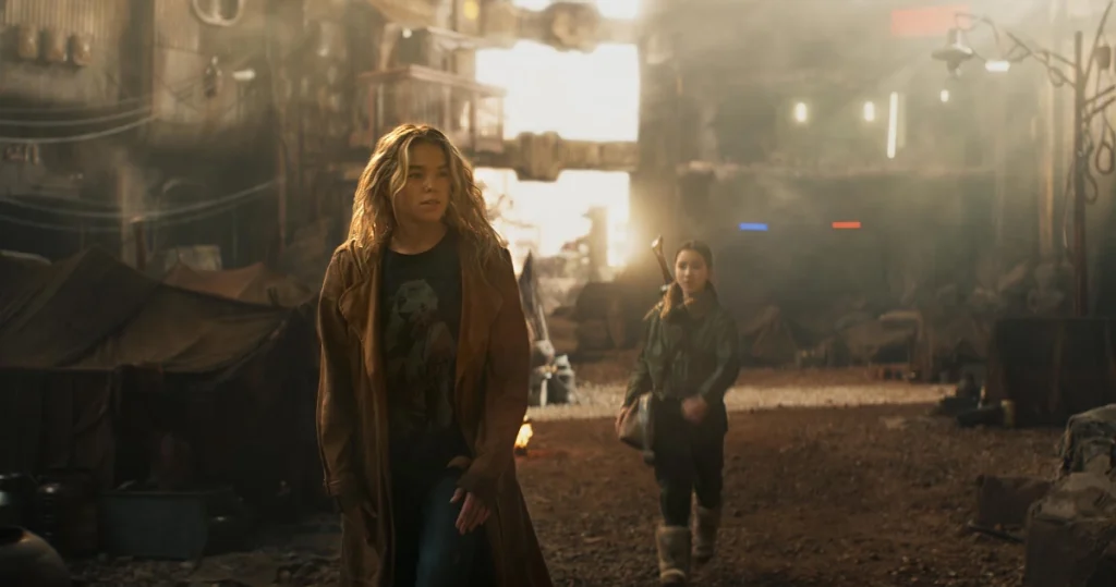Milly Alcock as Supergirl and Eve Ridley as Ruthye
