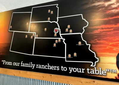 Certified Angus Ranchers map