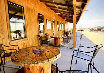 Round the Bend Steakhouse front porch